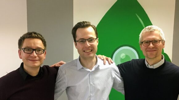 Tomasz (3T), Dmitry (Paralect), and Thomas (3T)