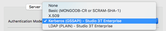 Whether it's LDAP or Kerberos you need, Studio 3T Enterprise supports both and makes the deployment process super-easy