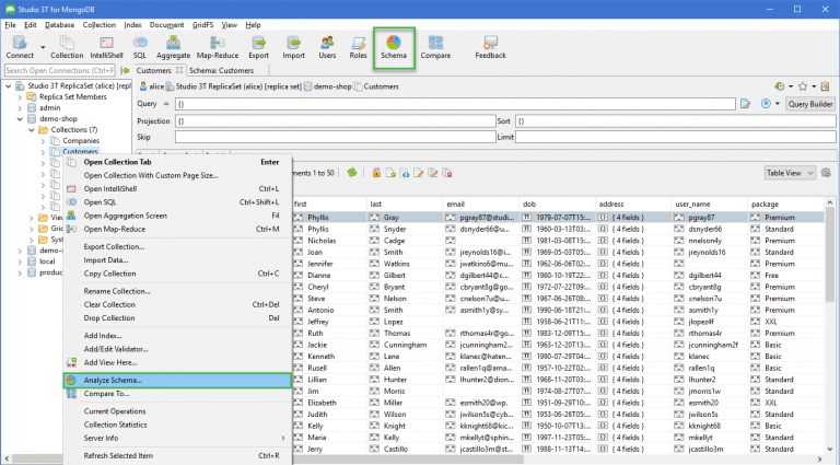 Check & Fix MongoDB Schema With Schema Explorer | Studio 3T