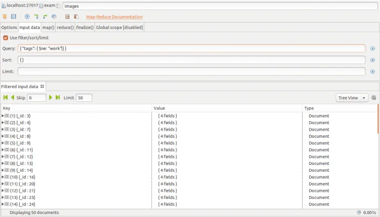 Input data sample