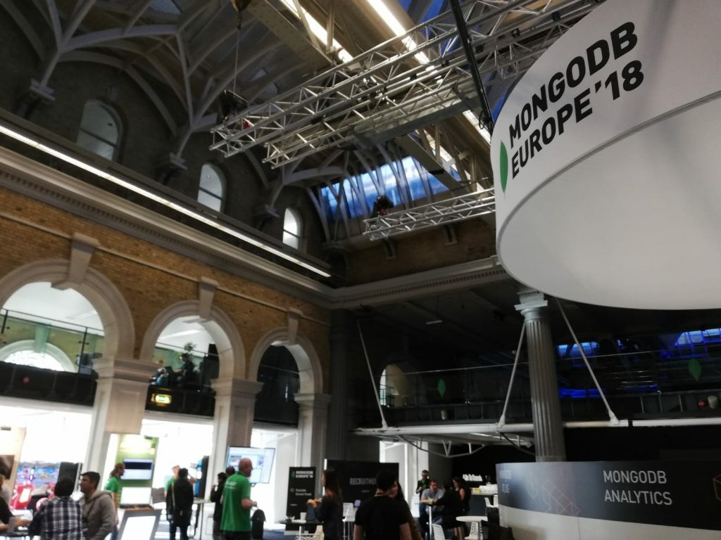 MongoDB Europe 2018, feat. the Studio 3T booth