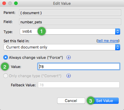 With Studio 3T 2019.1, it is now possible to preserve values when changing field types