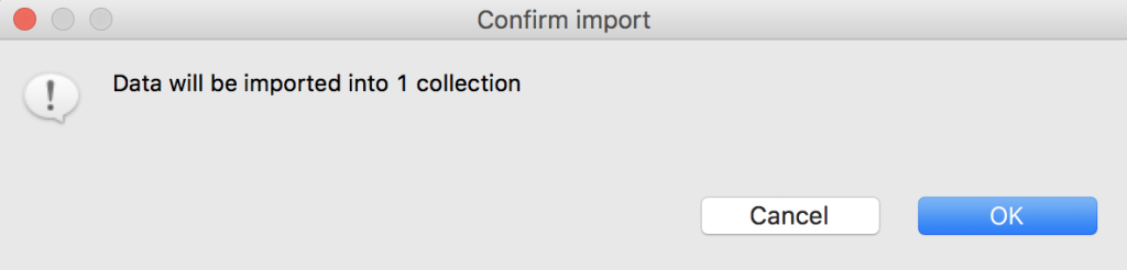 Import SQL data to one collection