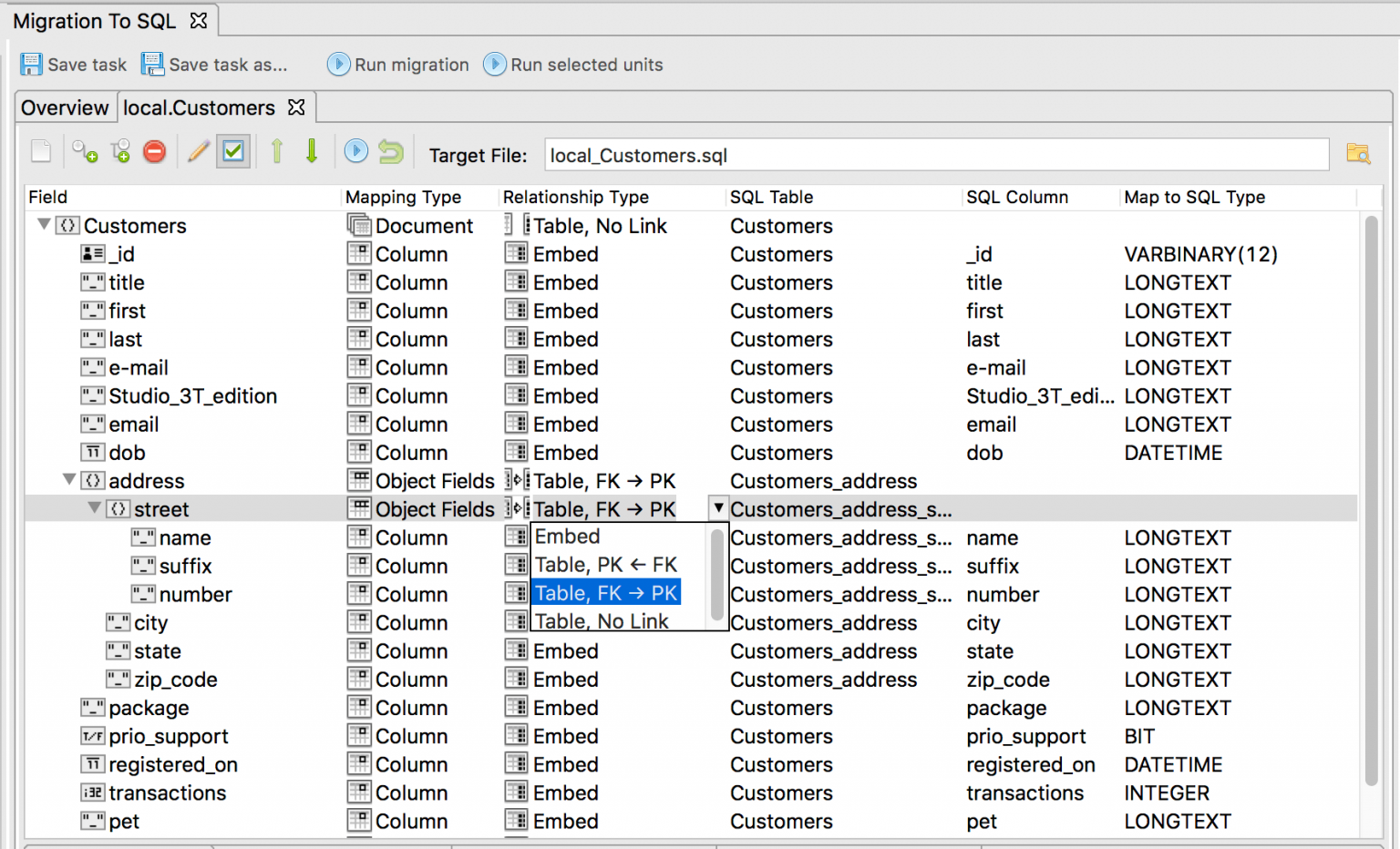 Mysql list. Миграции SQL query. Studio 3t for MONGODB. Longtext MYSQL. SQL Тип больше longtext.