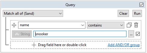 Query snookers