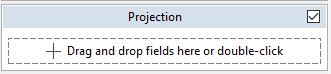 Projection tab