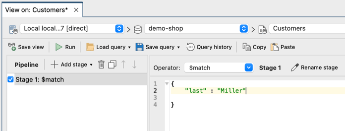 Studio 3T's View Editor makes it easy to create a MongoDB view with its View Editor.
