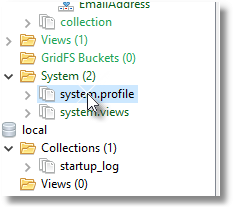 View system profile in Studio 3T