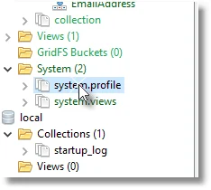 View system profile in Studio 3T
