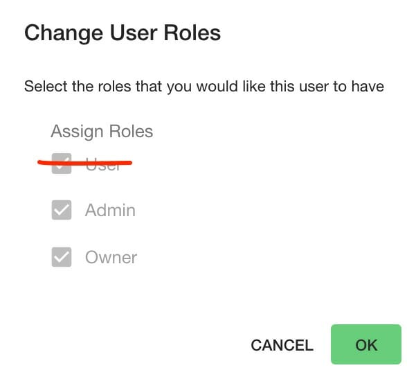 Change Studio 3T user roles