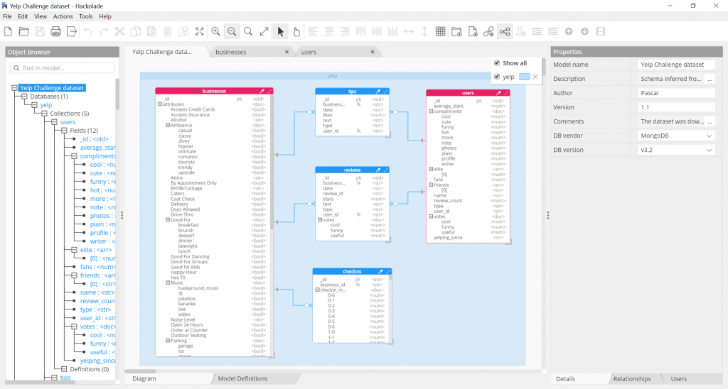 Hackolade - Data modeling for MongoDB Atlas