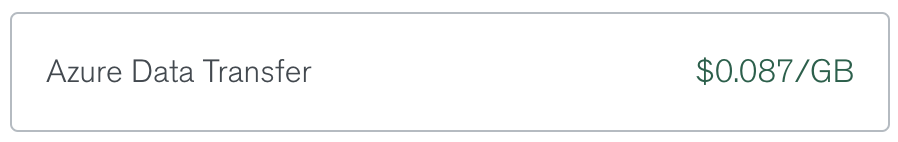 Azure MongoDB Atlas data transfer fees