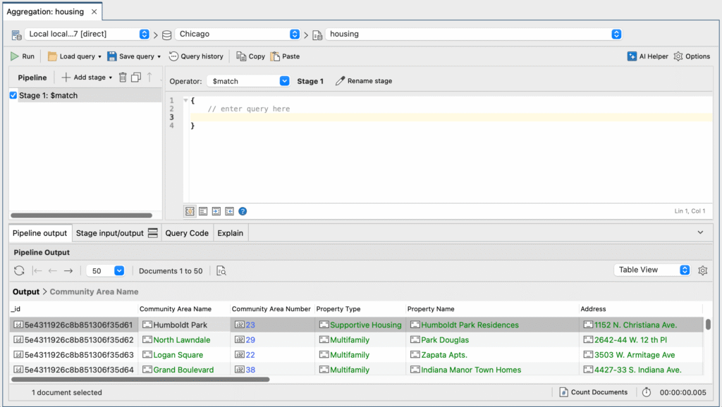 Run full pipeline to view the data