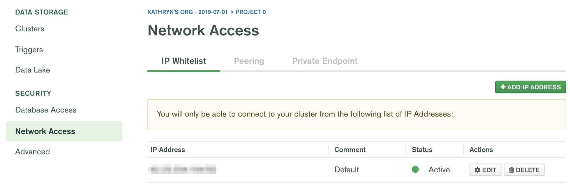 Allow All Ip Addresses Mongodb Atlas