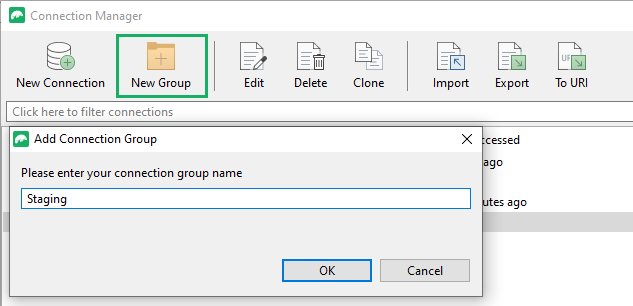 Create a connection group