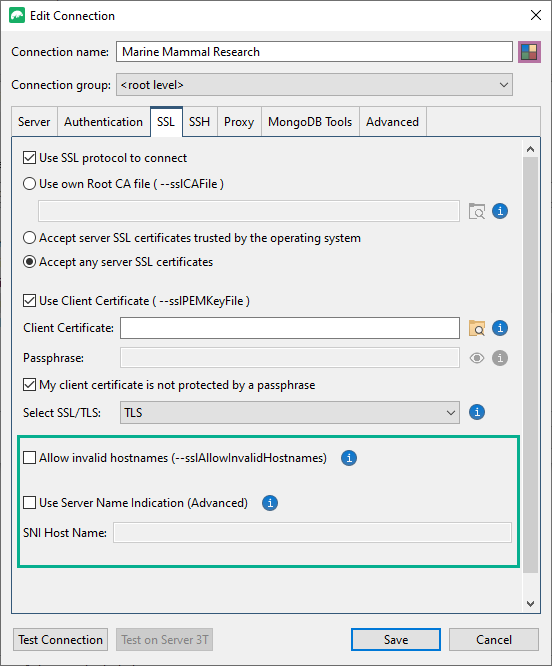 Configure other SSL settings