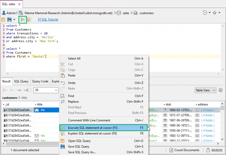 Query MongoDB With SQL (GROUP BY, DISTINCT, JOINS & More)