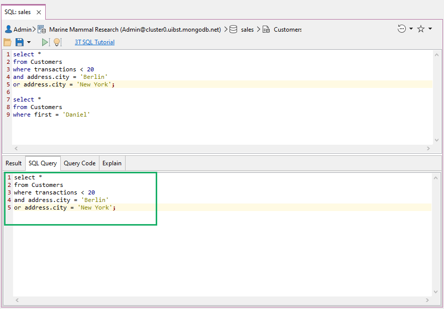 sql select examples