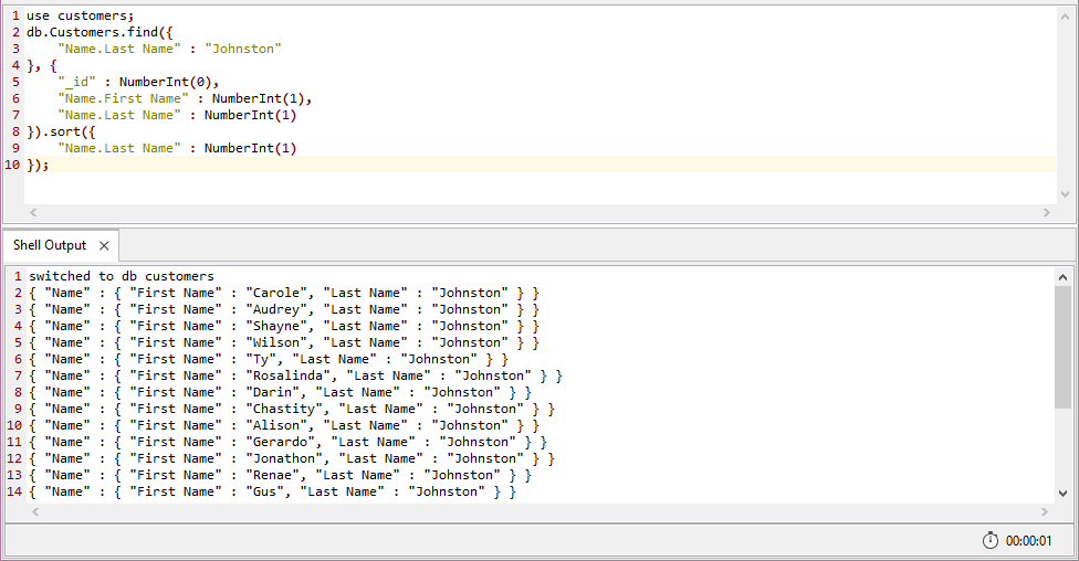 Indexación para consultas simples en MongoDB