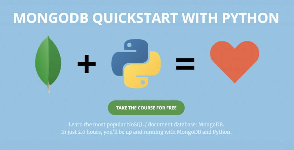 Free MongoDB Course with Python