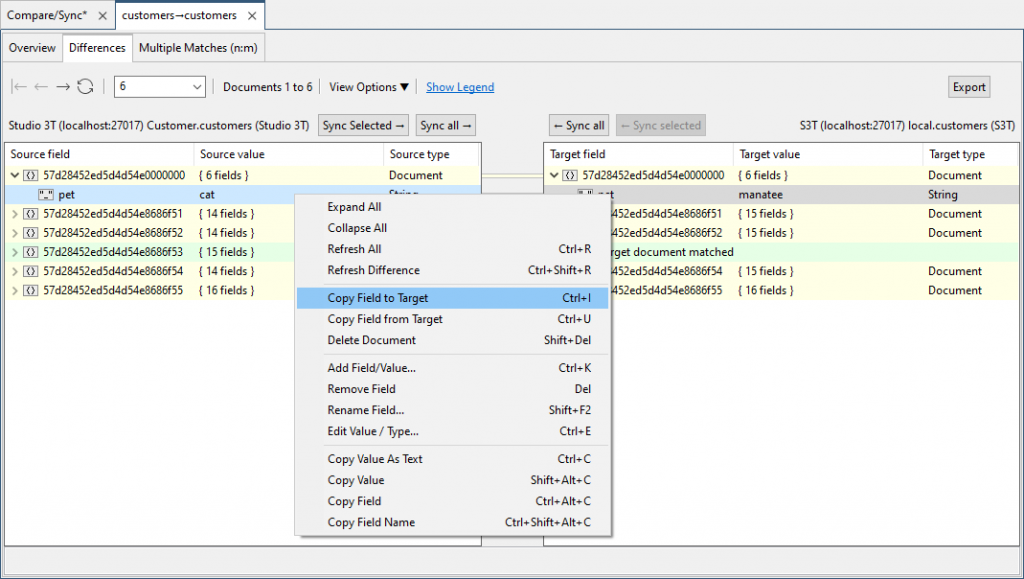 Copy field to target makes a sync job from source to target collections a breeze