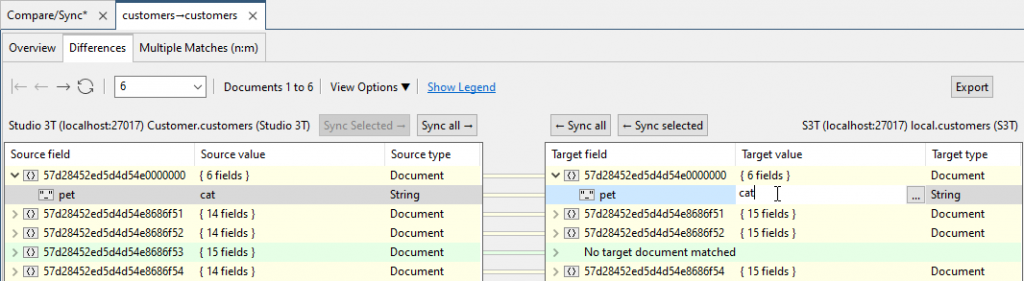 The best part: you can sync your data in-place by double clicking on a field