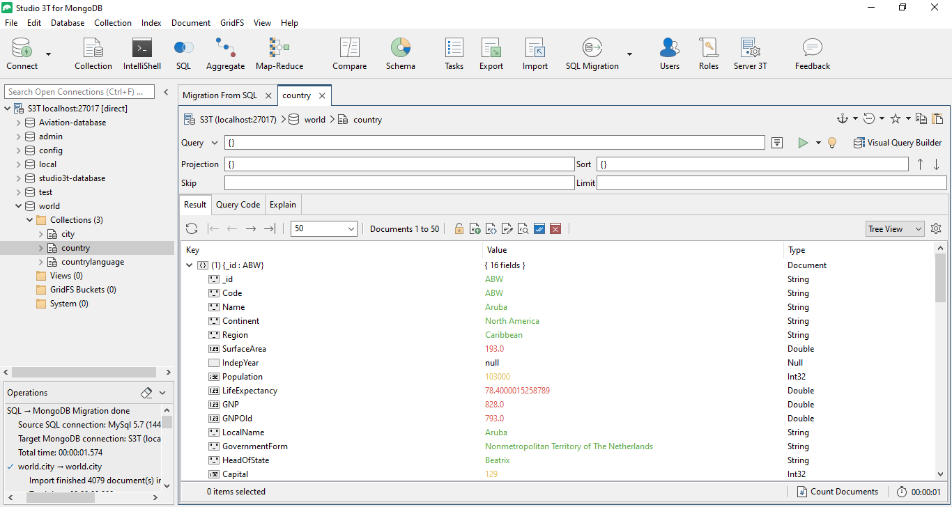 Import a SQL Database to MongoDB in 5 Steps | Studio 3T