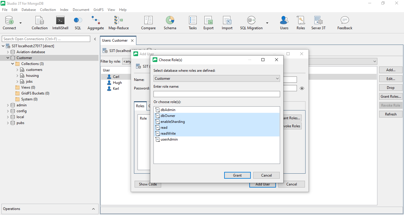 create-mongodb-users-grant-roles-studio-3t