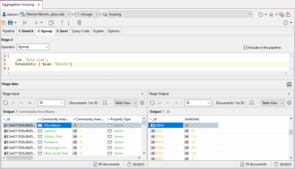 aggregate mongodb python example day