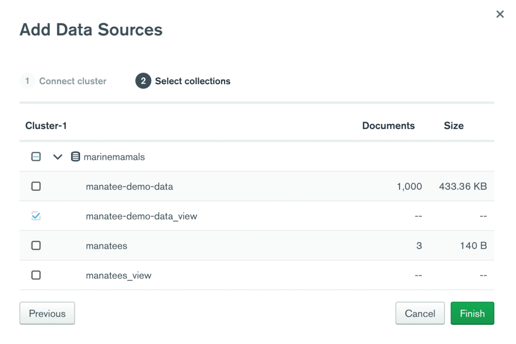 MongoDB Charts - add data sources