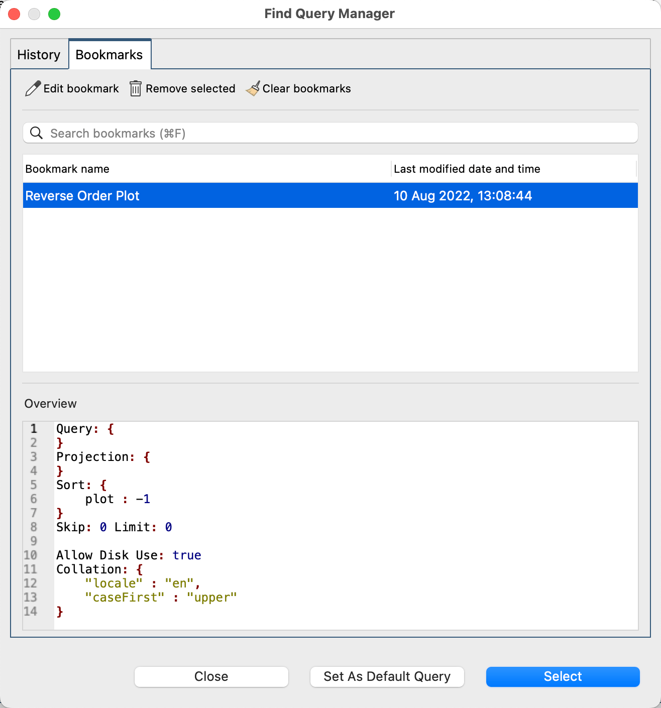 What does the “Query Options” button in Studio 3T do? STUDIO3T_AMA