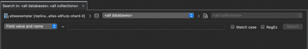 Search for a field value and field name in MongoDB for all databases and all collections