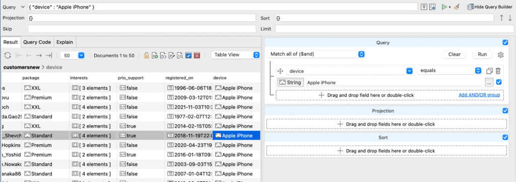 Creating a query to limit how Schema Explorer selects candidates for schema analysis