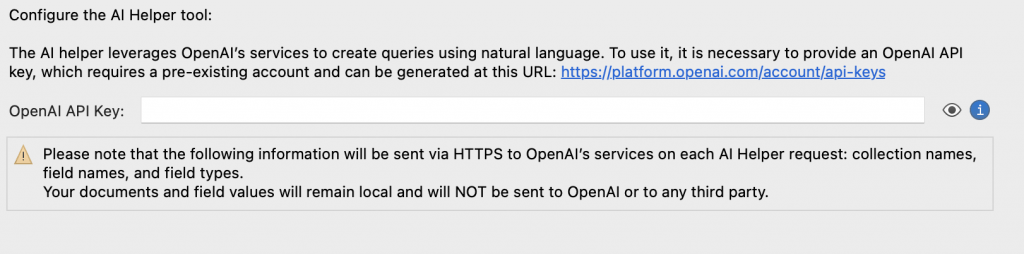 This is an image that shows you where to enter your OpenAI API key