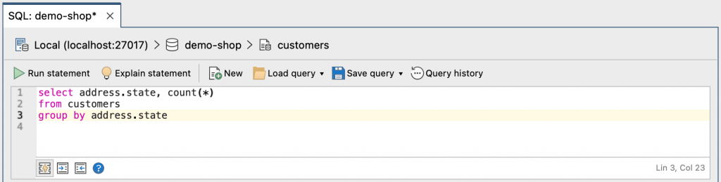 SQL query with a COUNT aggregate function