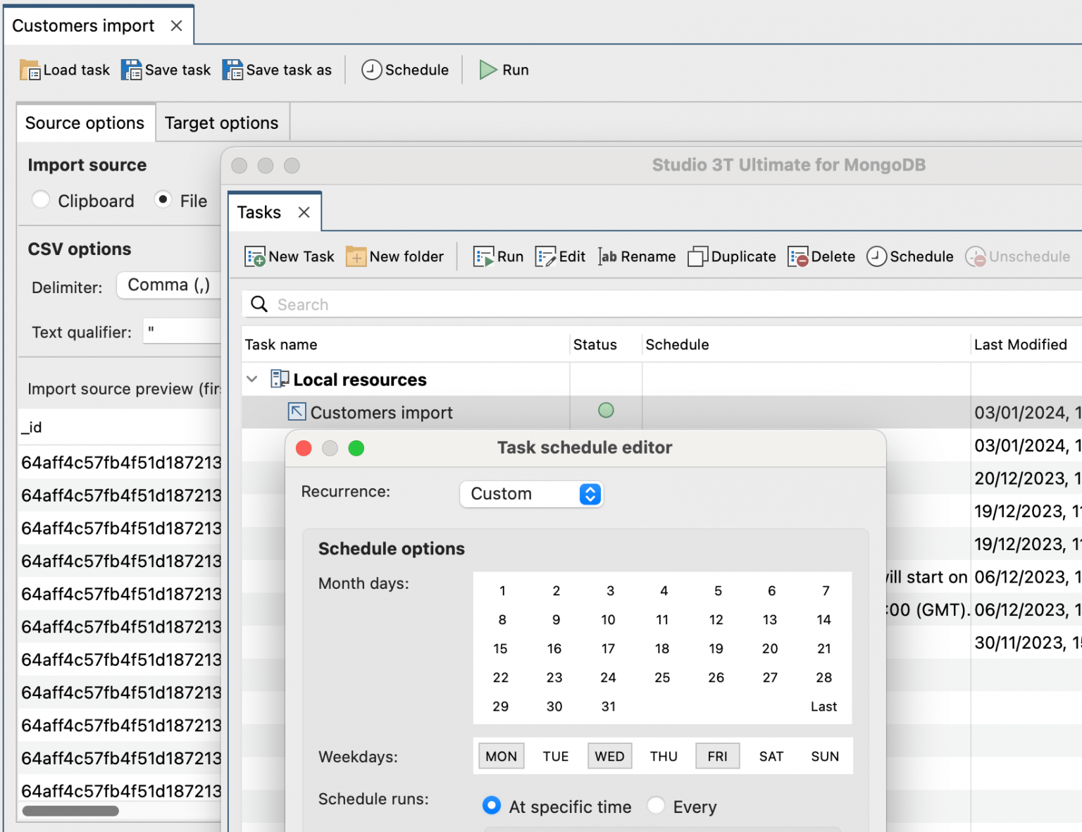 How to Import CSV, JSON, BSON & SQL to MongoDB